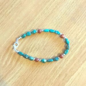 Handmade turquoise bracelet